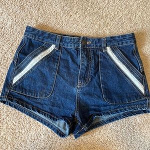 Free People Sweet Surrender Denim Shorts
